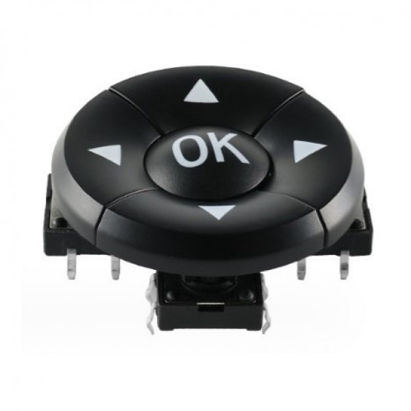 Tactile Pushbutton Switch Set met Keycaps - 5x - Zwart