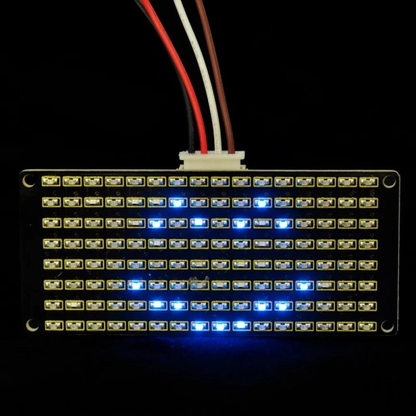 Keyestudio 8x16 LED Matrix Module - I2C - Blauw