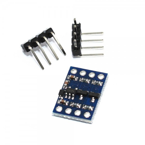 I2C-UART Bi-Directionele Logic Level Converter 5V-3.3V 2-kanaals met voeding