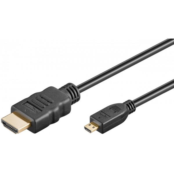 Goobay 53786 HDMI naar Micro HDMI Kabel 2.0 - 4K 60Hz - 3m