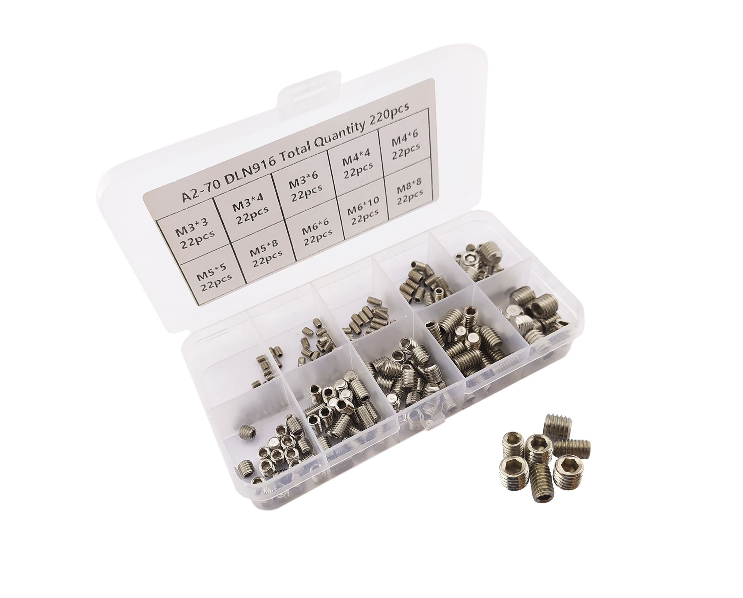 Threaded Insert M4 - 5.8mm - 20 pieces - INSERTM4-5.8MM-20